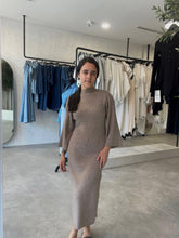 MOS THE LABEL - WISTFUL KNIT TURTLENECK MIDI DRESS